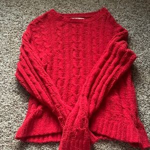 Red Knitted Sweater